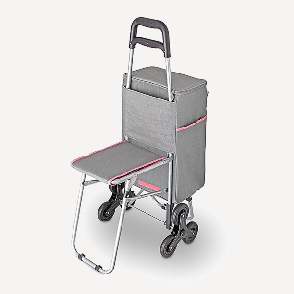 Сумка-термос на колесах THERMOS Wheeled Trolley (grey; 31х19х49см / 28л)